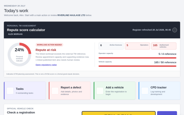 Operator Licence Compliance: How Software Builds an Evidence Trail